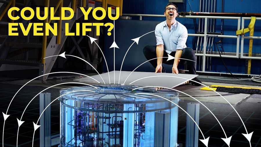 Image of How it feel be at the worlds strongest magnet